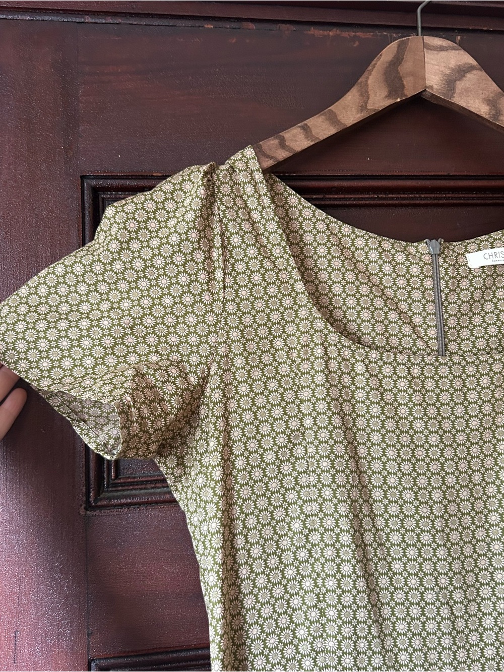 Christy Dawn The Scarlet Maxi Dress in Willow Daisy Dot 90s Inspired Cottagecore - Picture 8 of 10